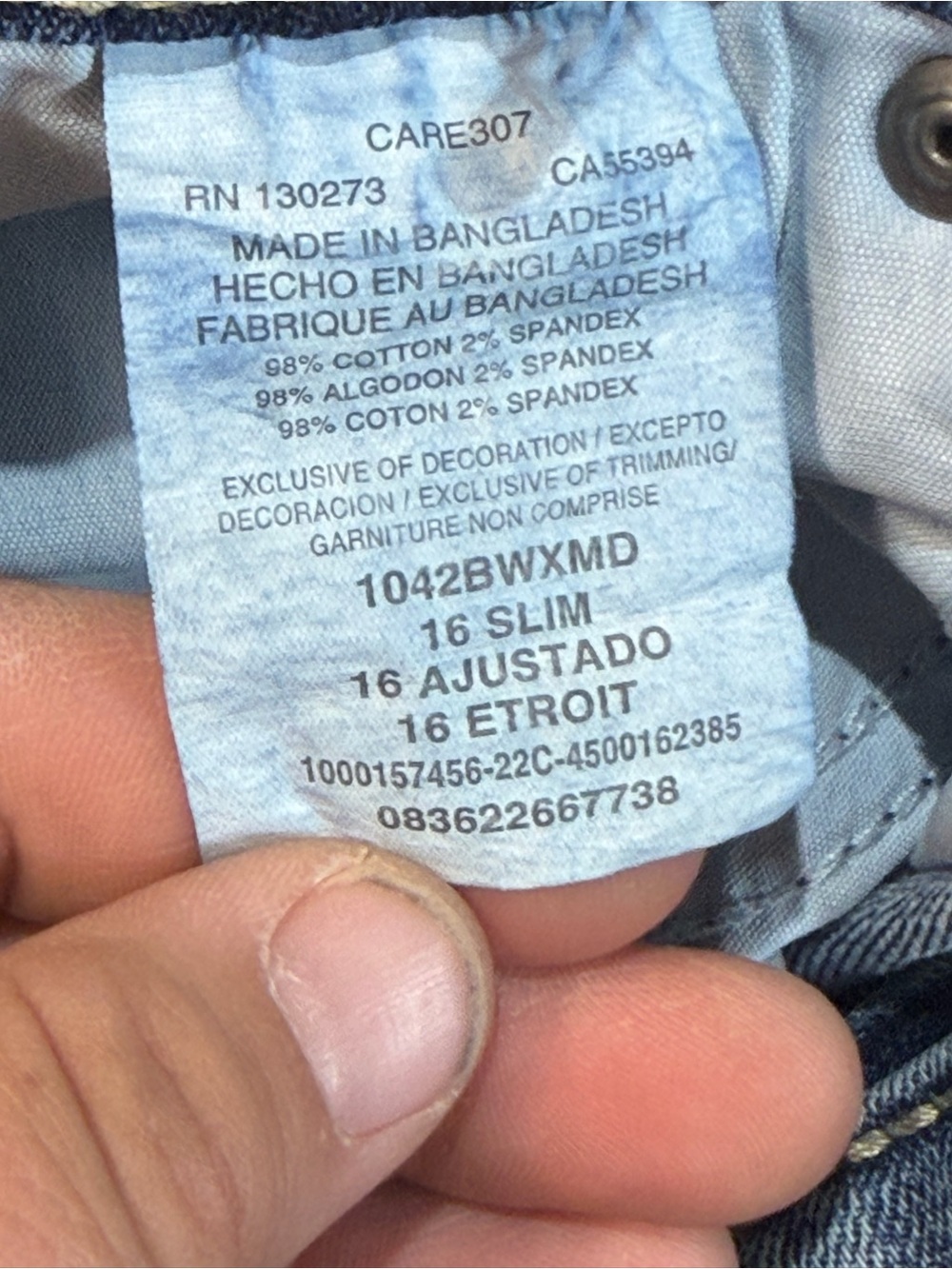 Wrangler 20X Indigo Blue Jeans with Contrast Stitching - Picture 7 of 11
